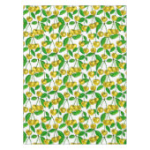 Gele kersen op wit tafelkleed (Voorkant)