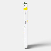 Gele Kersen Patroon Gepersonaliseerde iPad Case (Achterkant / Links)