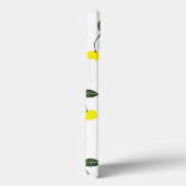 Gele Kersen Patroon Gepersonaliseerde iPad Case (Achterkant / Rechts)