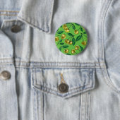 Gele kersen ronde button 5,7 cm (In situ)