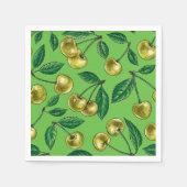 Gele kersen servet (Voorkant)