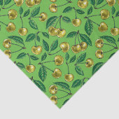 Gele kersen tissuepapier (Detail)