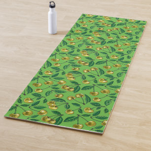 Gele kersen yogamat