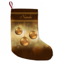 Gele Kerstballen met Naam
