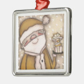 Gele kerstman - Ornament (Links)