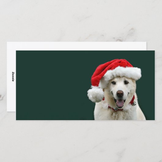 Gele Kerstmis van het Laboratorium Feestdagenkaart (Voorkant / Achterkant)