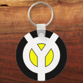 Gele keten sleutelhanger (Voorkant)