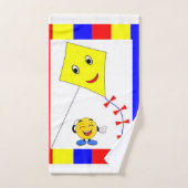 Gele keukendoekjes bad handdoek (Handdoek)