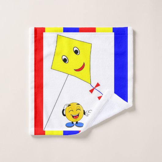 Gele keukendoekjes bad handdoek (Wasdoekje)