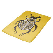 Gele kever koele insecten entomologie kunst badmat (Gekanteld)