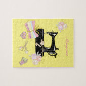  gele kieuwnaaimachine legpuzzel (Horizontaal)