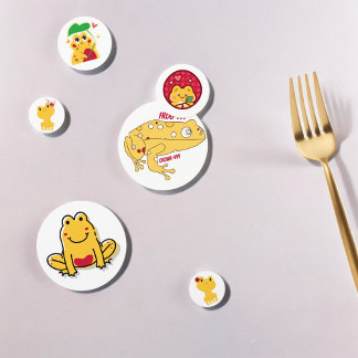 Gele Kikker Confetti