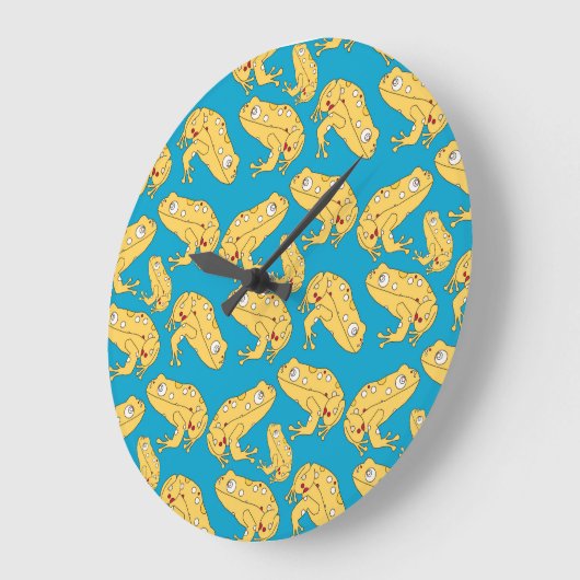 Gele kikker grote klok (Hoek)