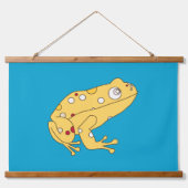 Gele kikker hangend wandkleed (Voorkant 2)