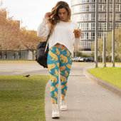 Gele kikker leggings