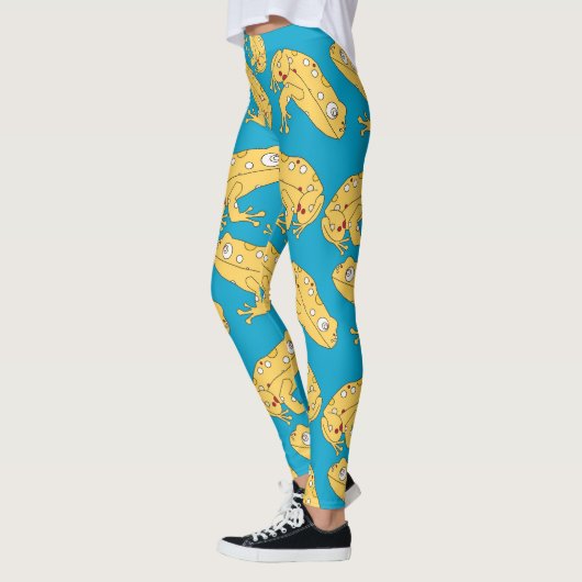 Gele kikker leggings (Links)