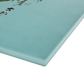 Gele Kikker op Lotus Leaf Snijplank (Hoek)