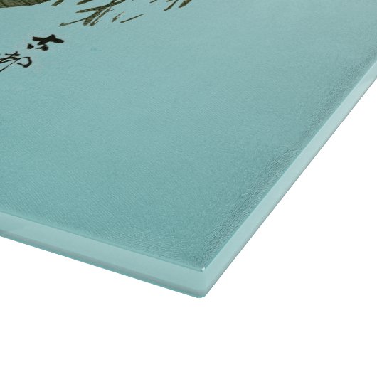 Gele Kikker op Lotus Leaf Snijplank (Hoek)