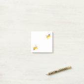 Gele kikker post-it® notes (Op bureau)