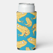 Gele kikker seltzer blikjeskoeler (Seltzer Voorkant)