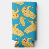 Gele kikker seltzer blikjeskoeler (Achterkant)