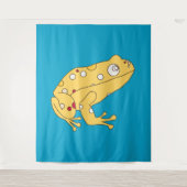 Gele kikker wandkleed (Voorkant)