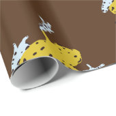 Gele kikkers cadeaupapier (Rol Hoek)