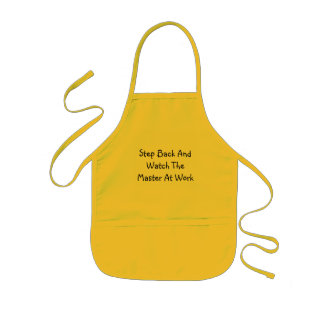 Gele Kind Apron Kinder Schort
