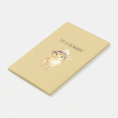 Gele Kip Hoed Post-it® Notes (Schuin)