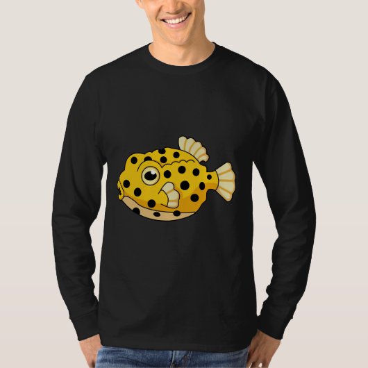 gele kistvis t-shirt (Voorkant)