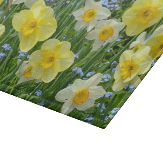 Gele kleefvlekken voor bloemen snijplank (Hoek)