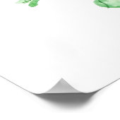 gele kleine griekse vlekjes waterverf poster (Hoek)