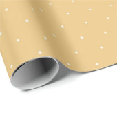 Gele Kleine Polka Dot Cadeaupapier (Rol Hoek)