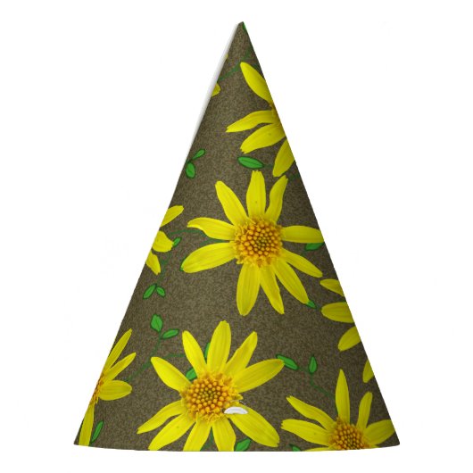 Gele klep van de tuin op om het even welke Kleur Feesthoedjes (Links)