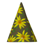 Gele klep van de tuin op om het even welke Kleur Feesthoedjes (Rechts)