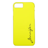 Gele kleur achtergrond Case-Mate iPhone case (Achterkant)