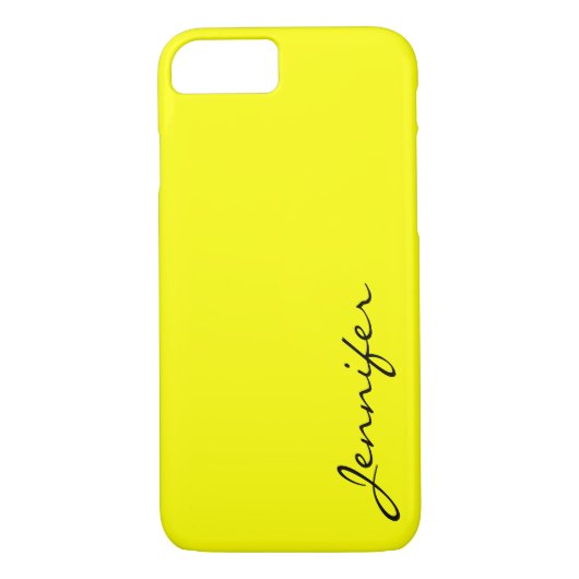 Gele kleur achtergrond Case-Mate iPhone case (Achterkant)