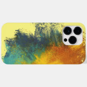 gele kleur Case-Mate iPhone case (Achterkant (horizontaal))