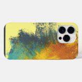 gele kleur iPhone hoesje (Achterkant horizontaal)