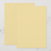 Gele Kleur Kaart (Voorkant / Achterkant)