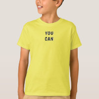 Gele kleur T-shirt voor kinderen casual draag