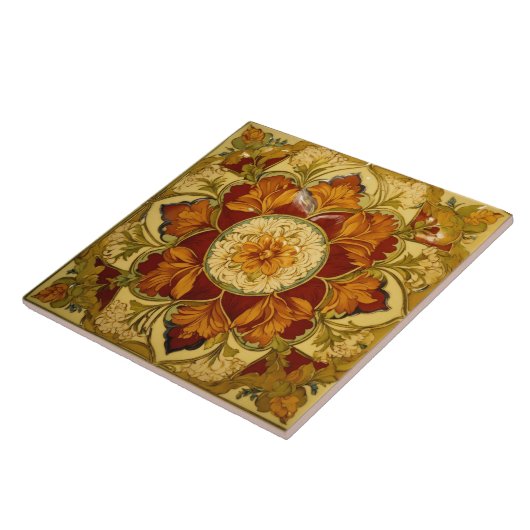 Gele kleur tegels tegeltje (Zijkant)