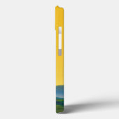 Gele kleur telefoon Hoesje Hoesje voor uw mobiel (Achterkant / Links)