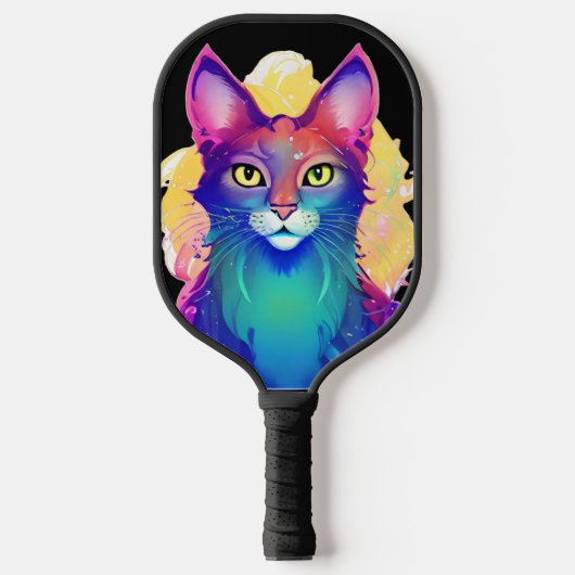 Gele kleurige kleurstof pickleball paddle (Voorkant)