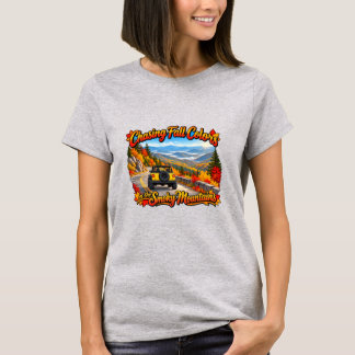 Gele_Kleurrijke herfst in Smoky Mountains T-shirt