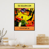 Gele koe 1911 poster (Keuken)