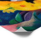 Gele Koe van Franz Marc Poster (Hoek)