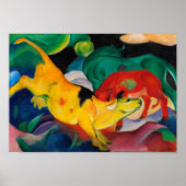 Gele Koe van Franz Marc Poster (Voorkant)
