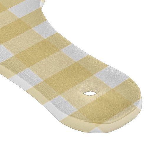 Gele Koe van het Boerderij met buffelplaat Snijplank (Hoek)