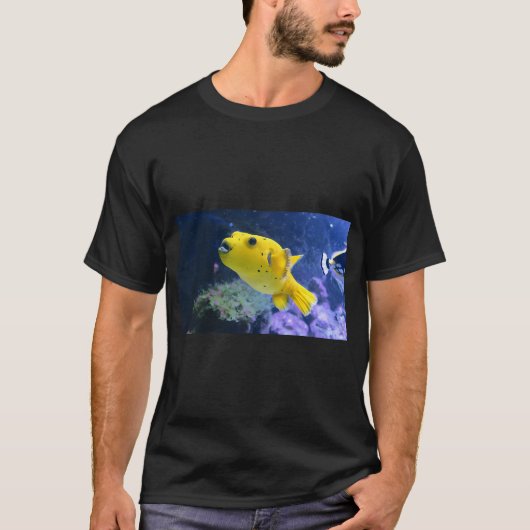 Gele kogelvis t-shirt (Voorkant)